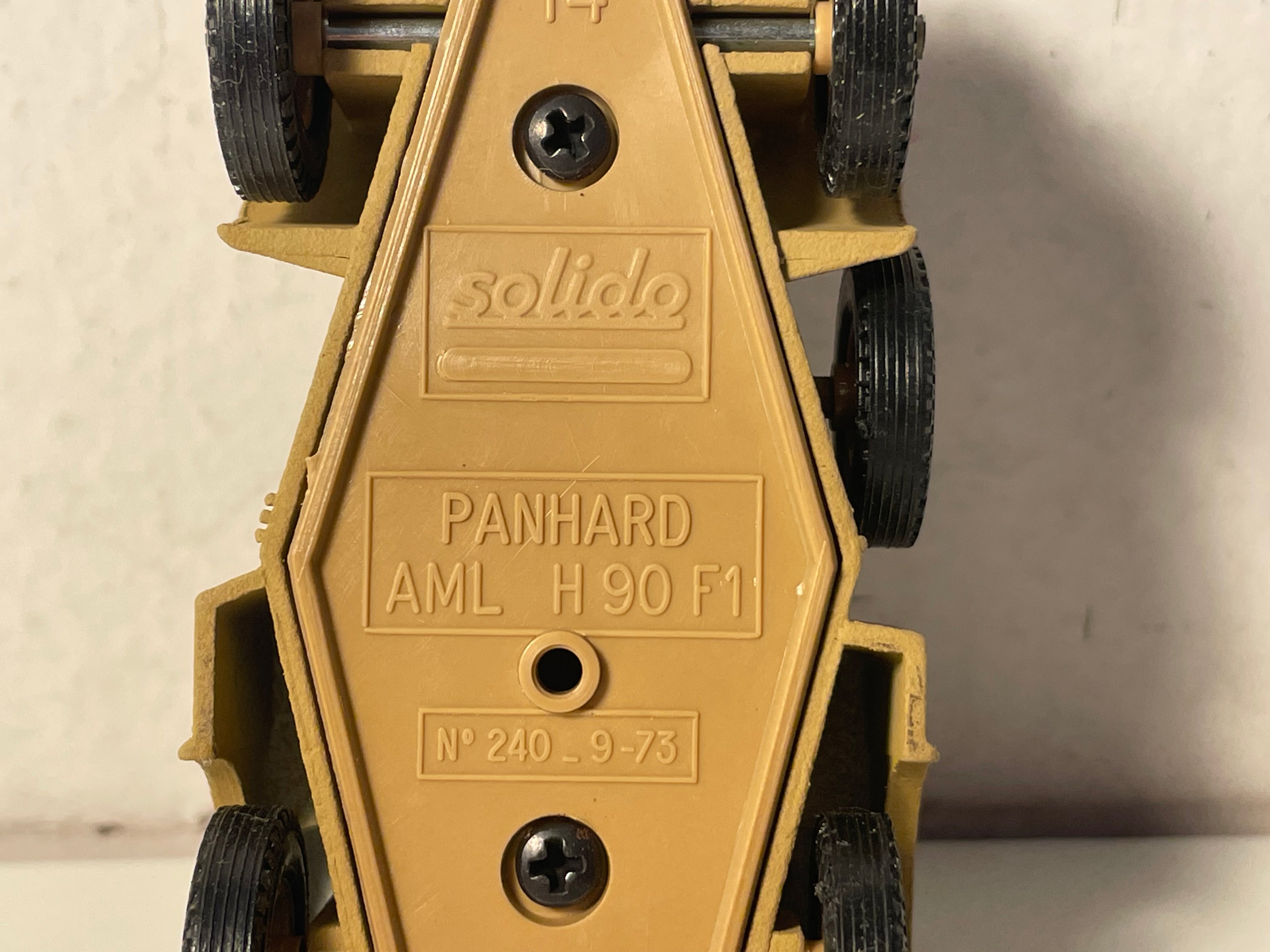 Panhard AML H 90 F1 Militaire Tank - Solido (fabricage ?) - doos N°DE0038