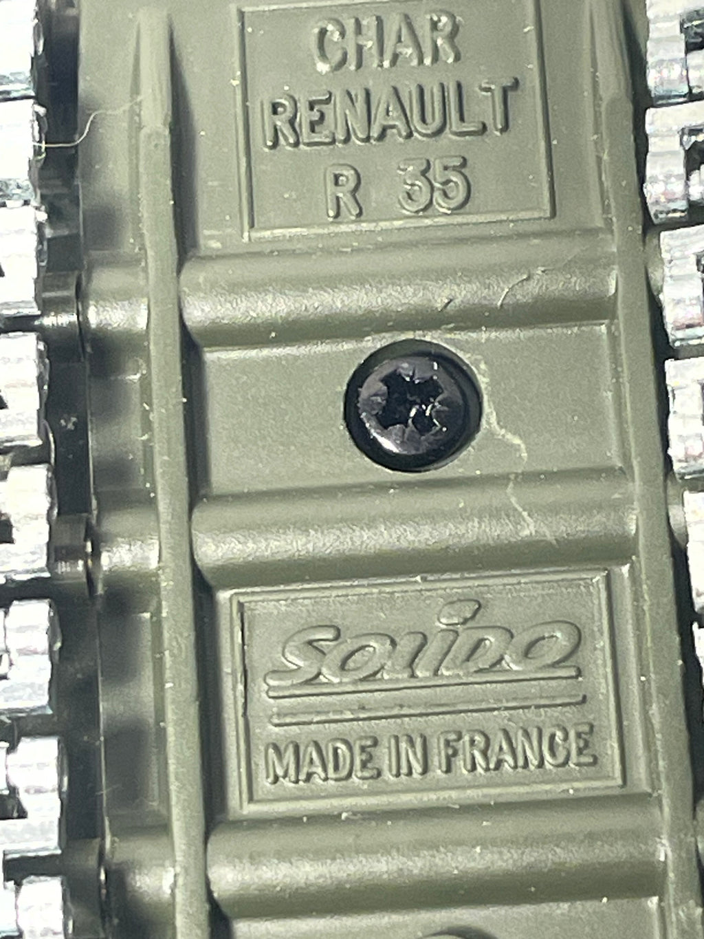 Char militaire RENAULT R 35 - Solido (fabrication française) - boite N°DH0639