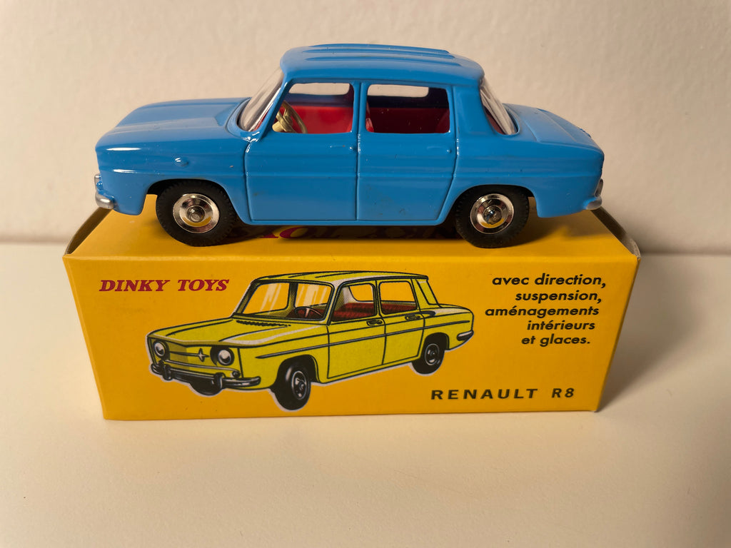 Renault 8 Dinky-Toys Blue (Ausgabe Atlas)