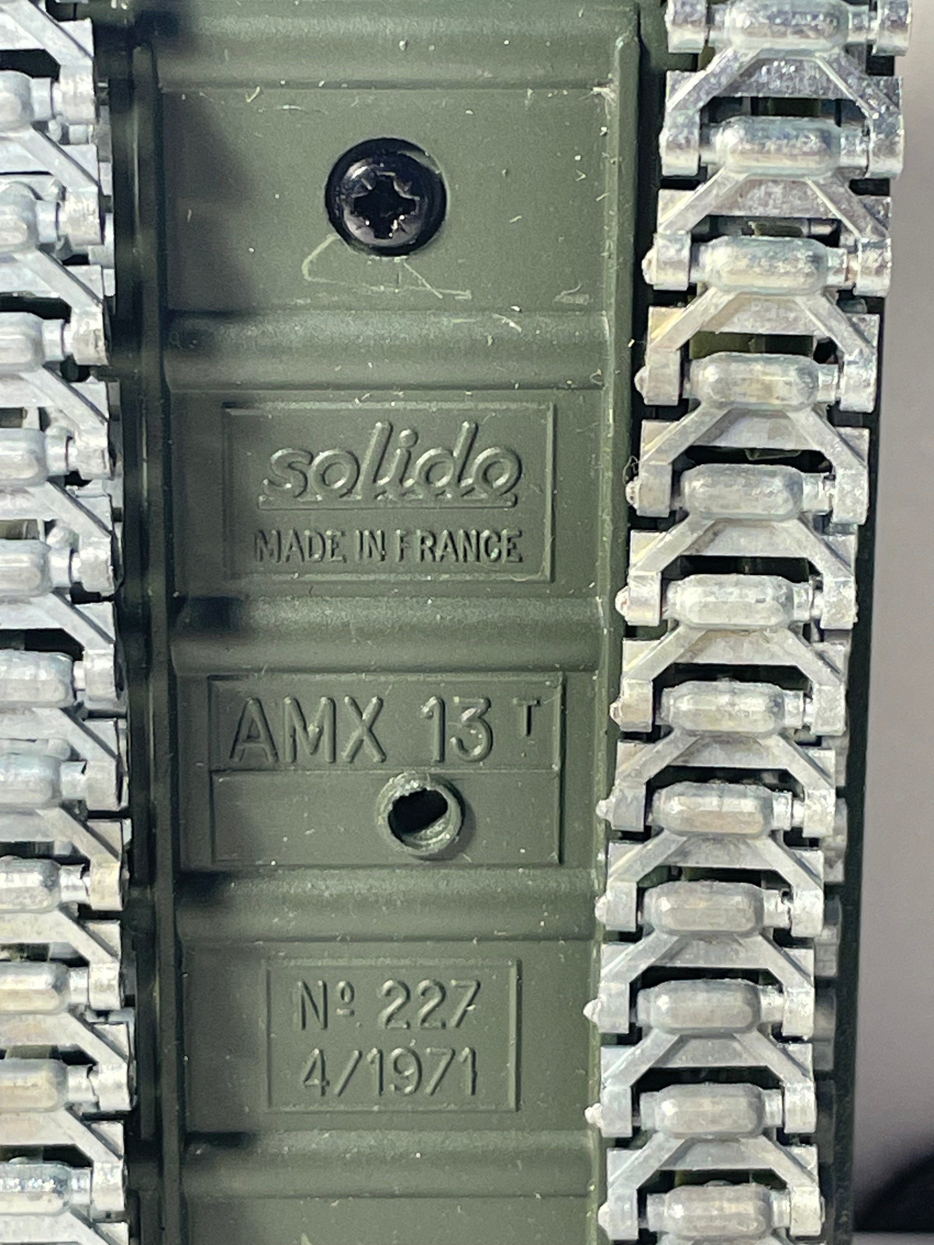 Char militaire AMX 13 Tonnes - Solido (fabrication française) - boite N°DA7066