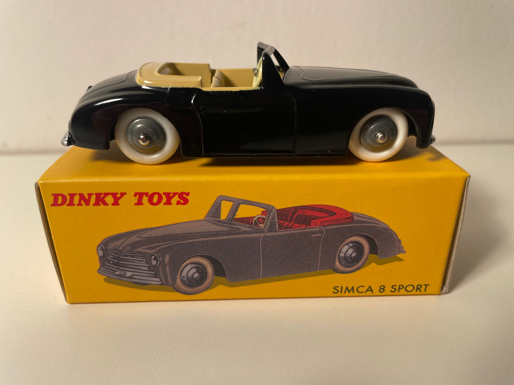 Simca 8 sport negra Dinky-Toys (edições ATLAS) - N°24S