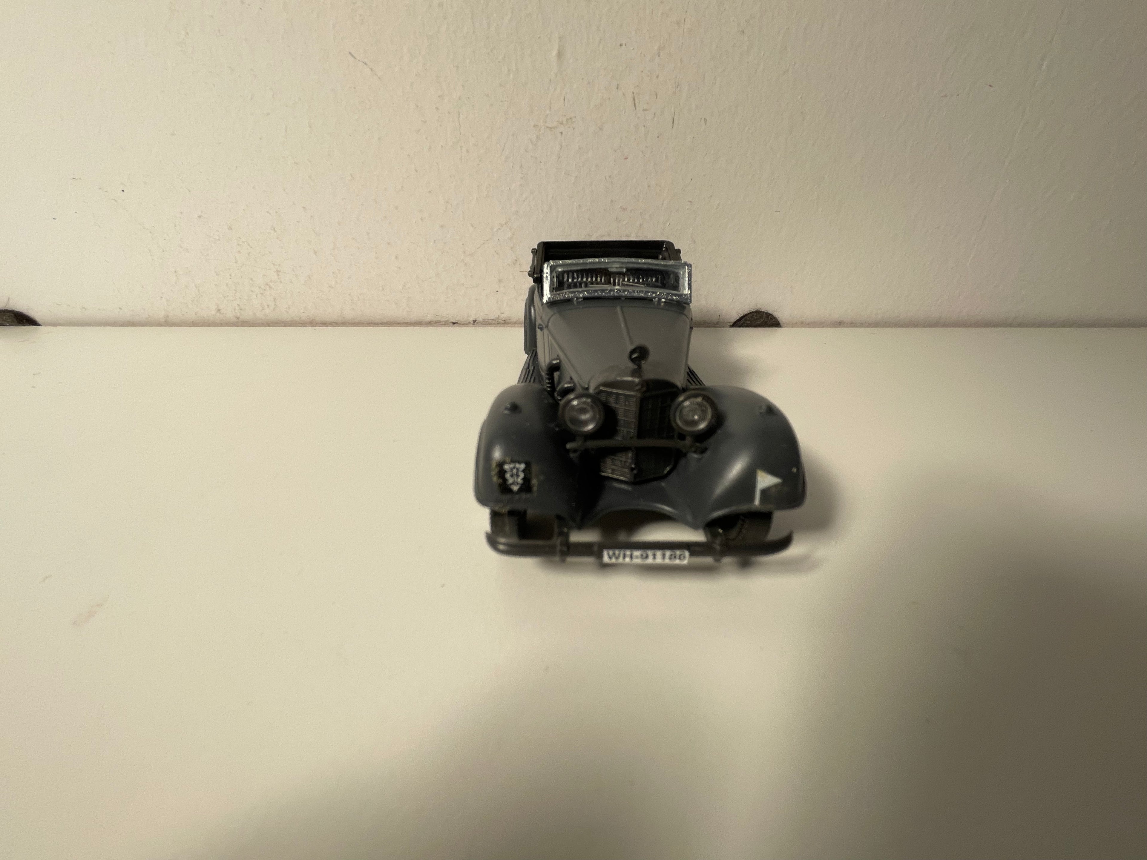 Dunkelgrauer Militär Mercedes 540K von 1939 - Solido (französische Herstellung) - Box Nr. DR7929