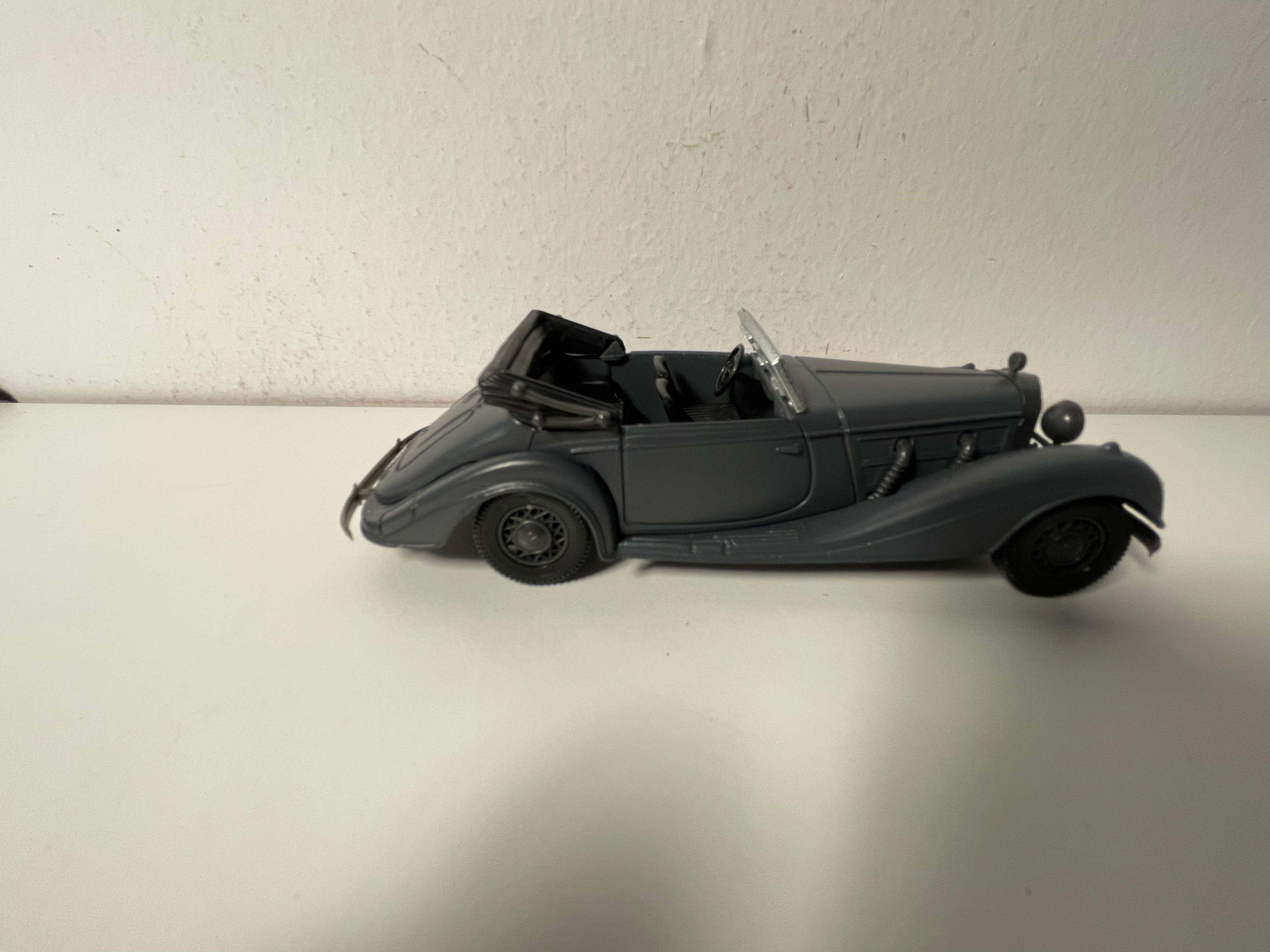 Dunkelgrauer Militär Mercedes 540K von 1939 - Solido (französische Herstellung) - Box Nr. DR7929