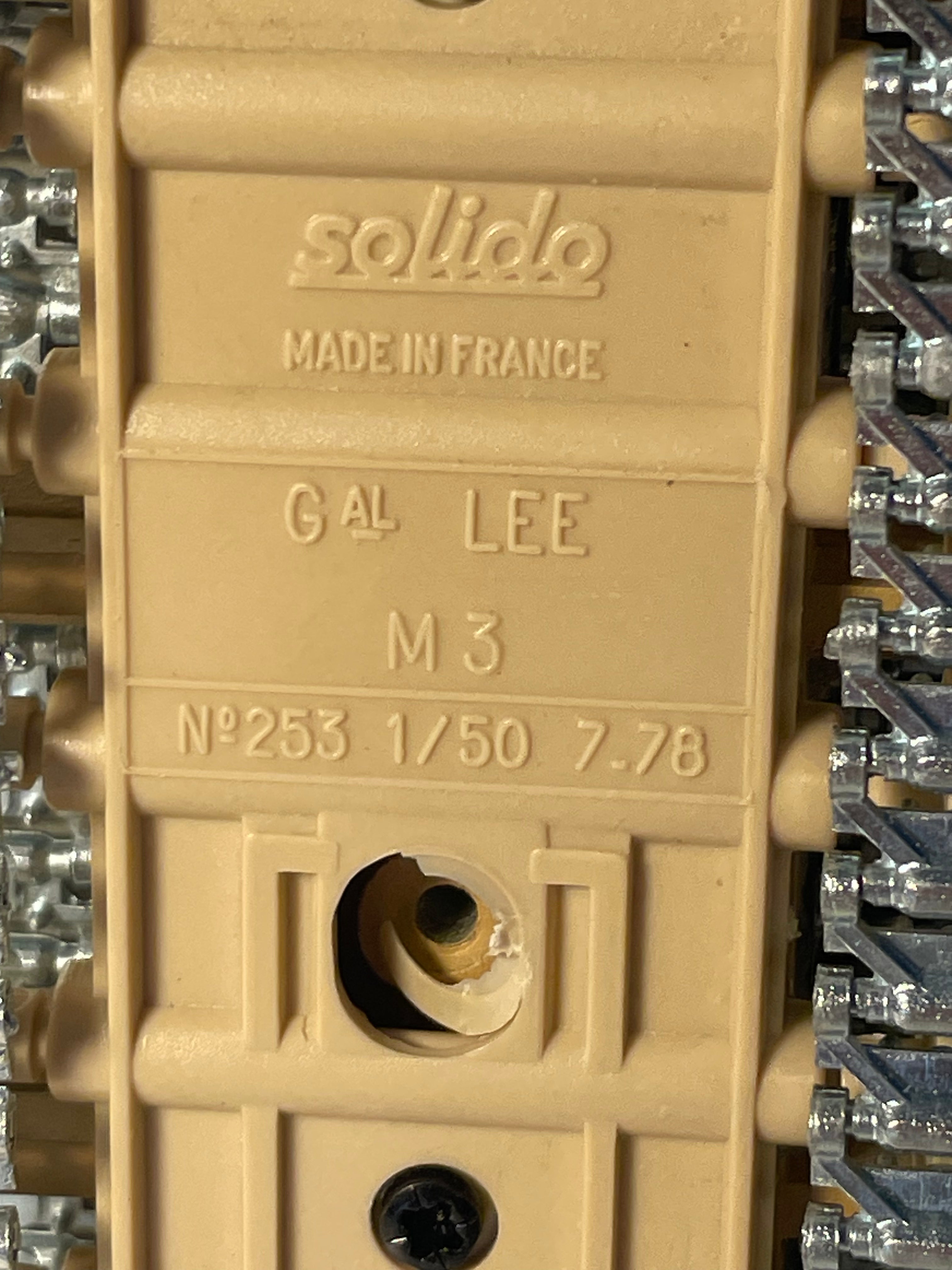 Char militaire Général Lee M3 - Solido (fabrication française) - boite N°DY3915