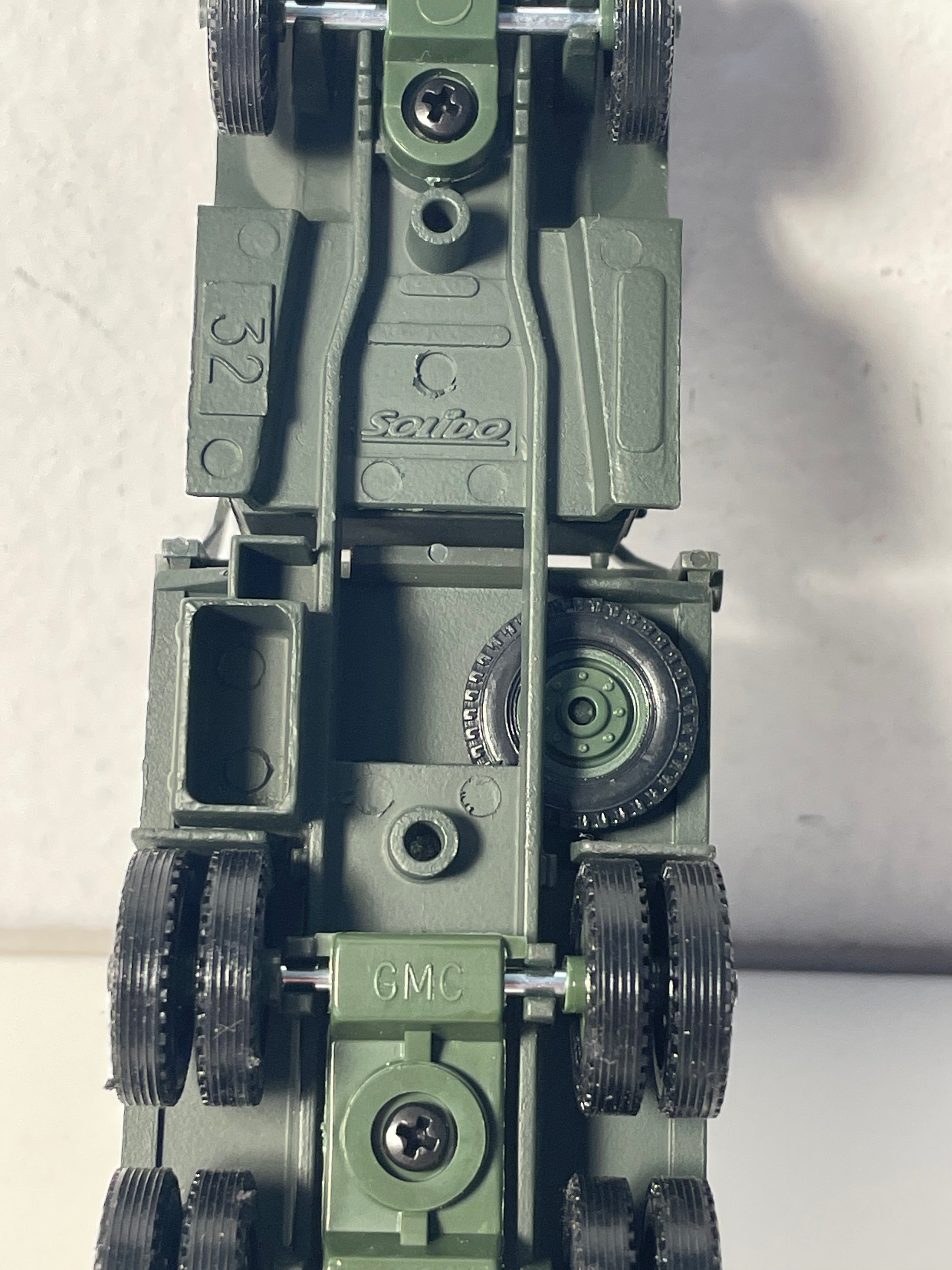 Camion militaire GMC avec mitrailleuse - Solido (fabrication ??) - boite N°CO7284