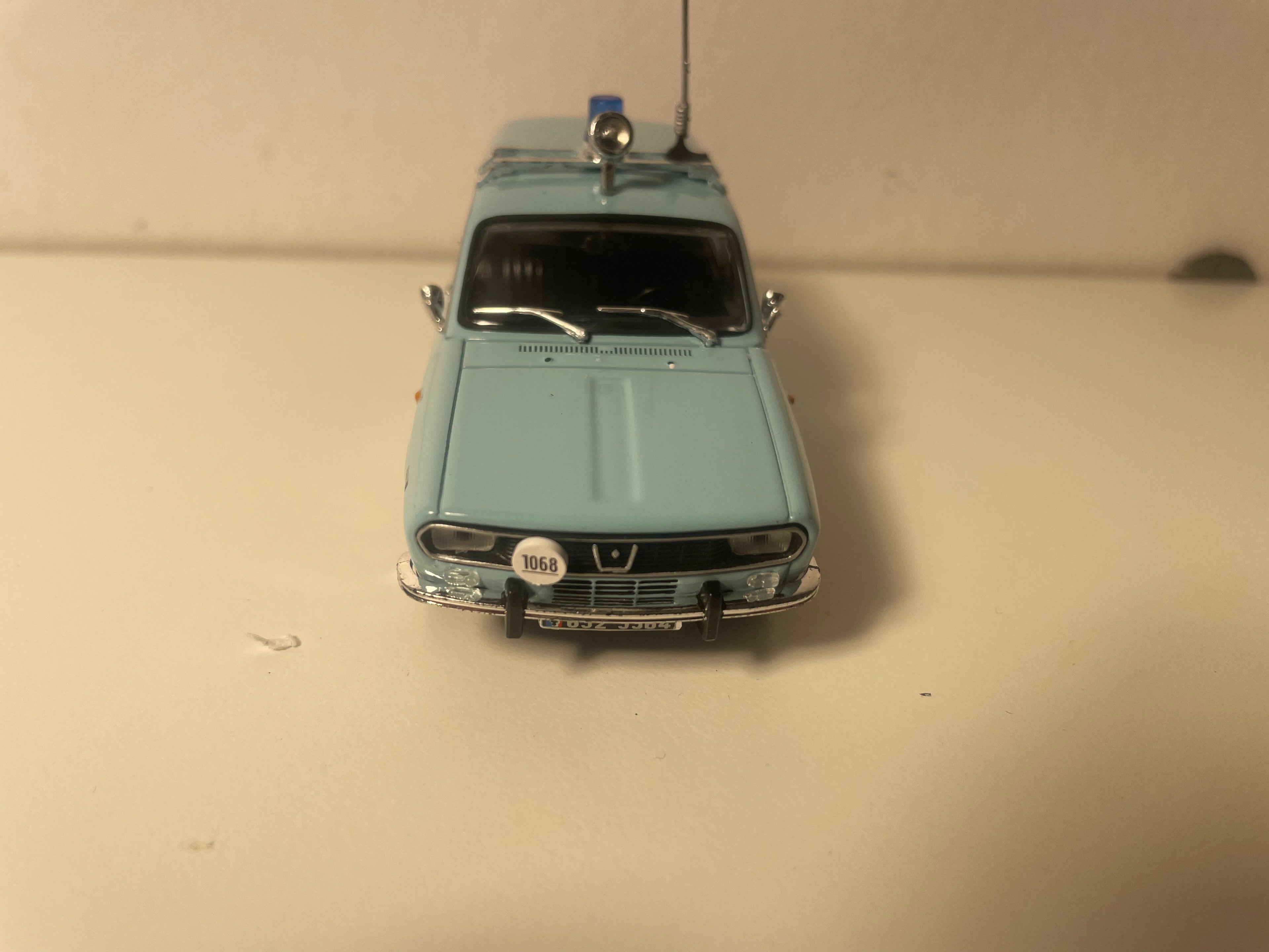 Renault 12 niebieska jasna GENDARMERIE - Norev (w opakowaniu)