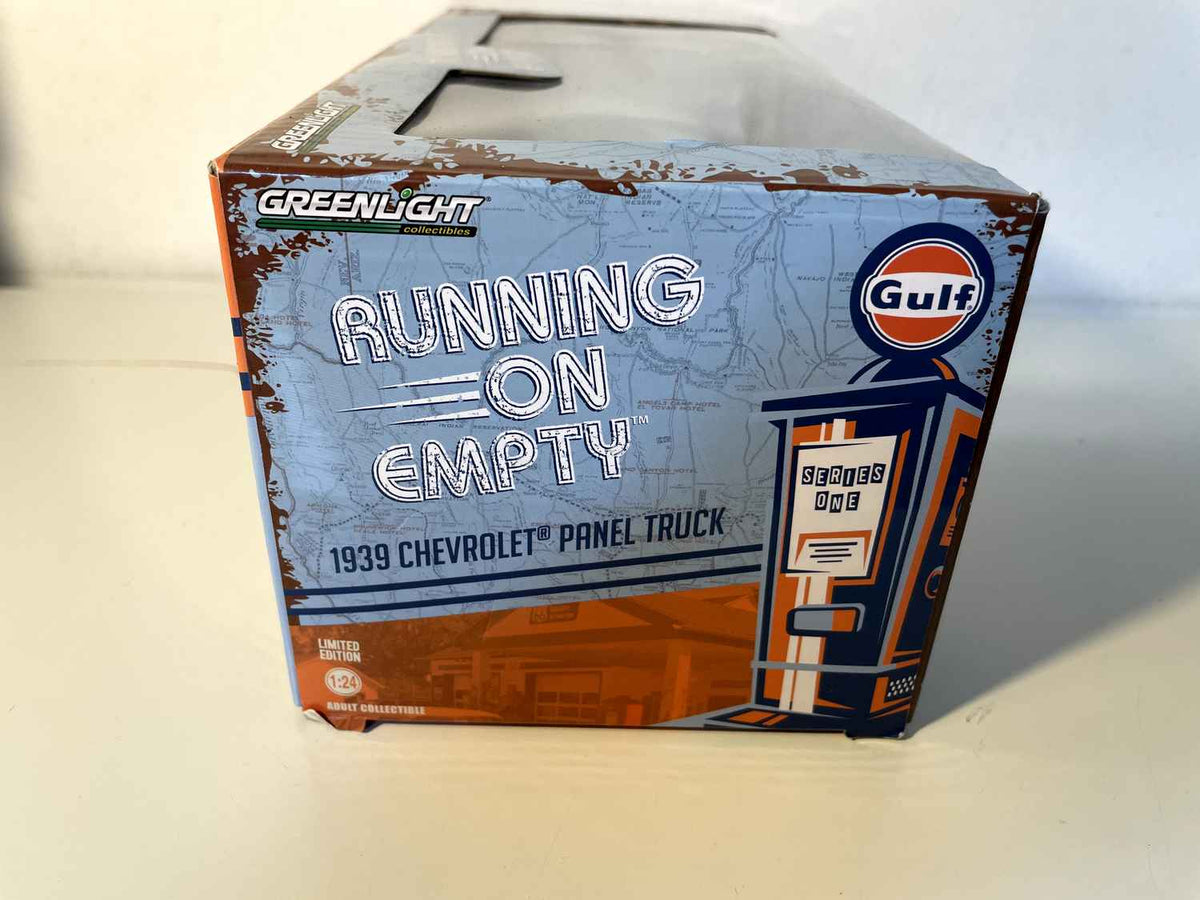 1939 Blue and Orange Chevrolet Panel Truck GULF (1/24 Scale)