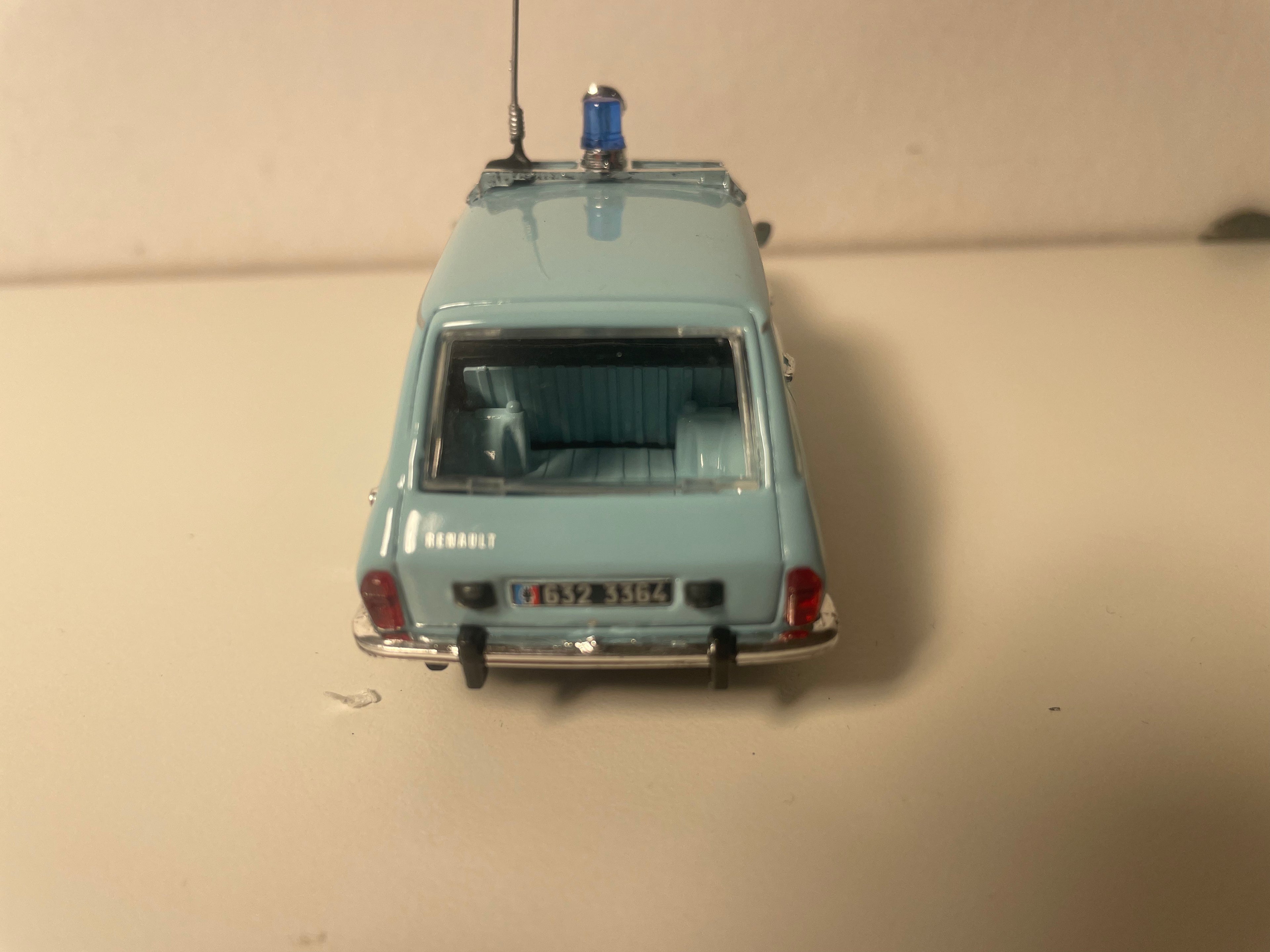 Renault 12 niebieska jasna GENDARMERIE - Norev (w opakowaniu)