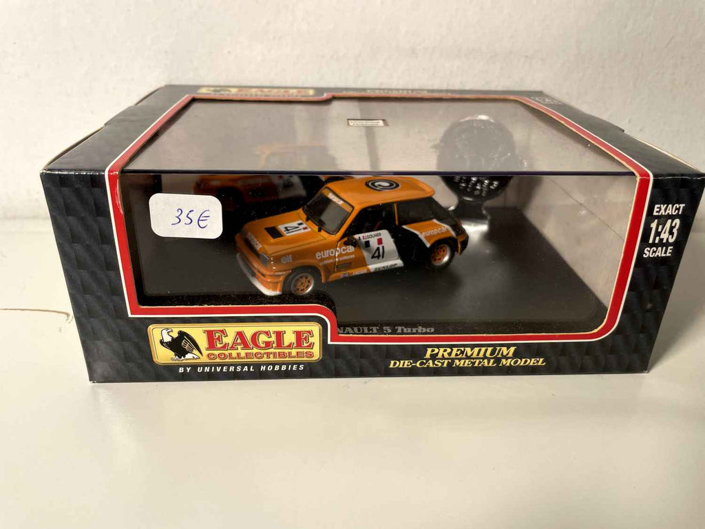 Renault 5 Turbo naranja número 41 Copa de Europa 1981 "Europcar" (caja rectangular)
