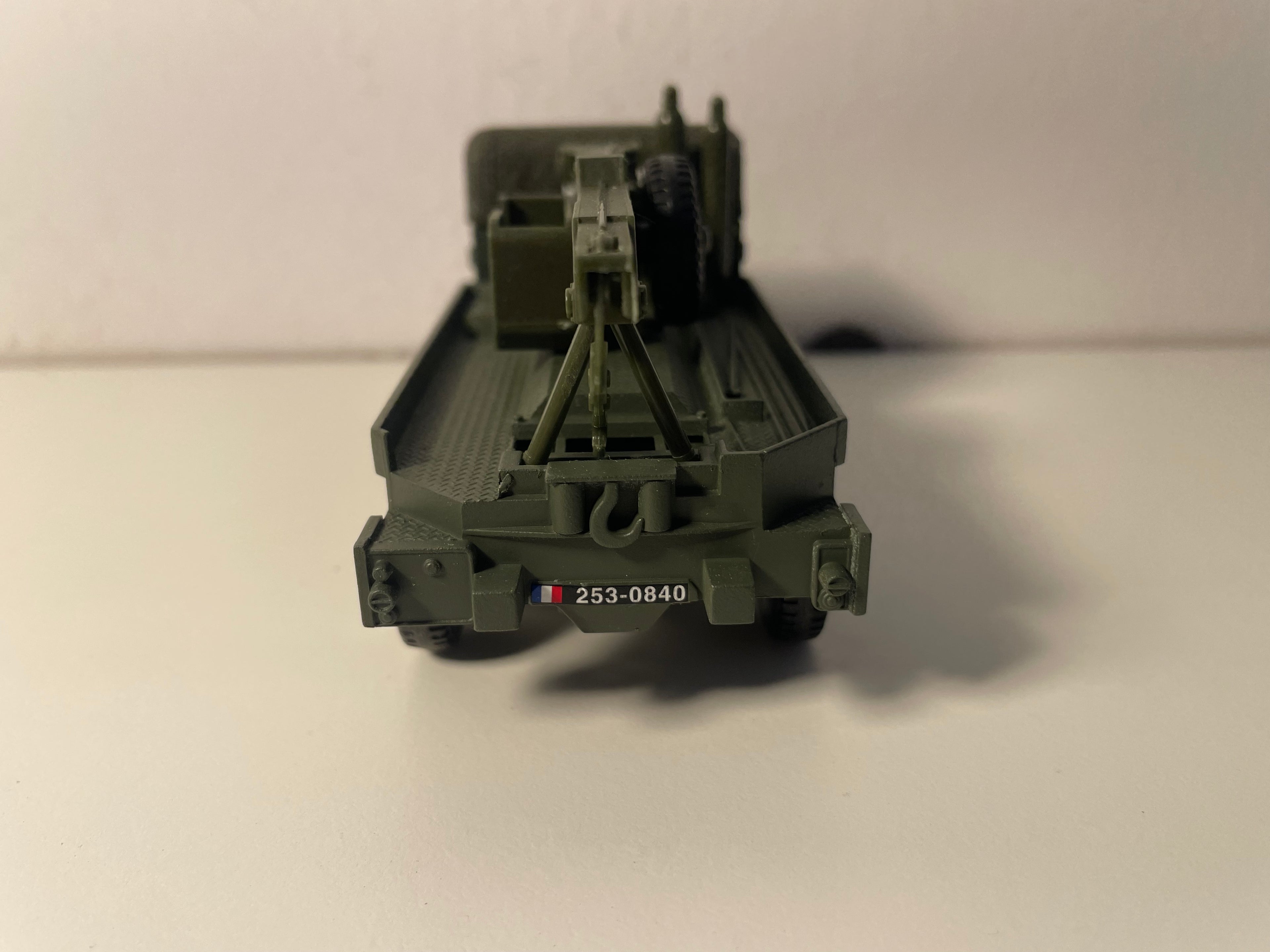 Camion militaire Berliet GBC 8 KT 6x6 CMD avec grue pour dépannage - Solido (fabrication française) - boite N°CH9986
