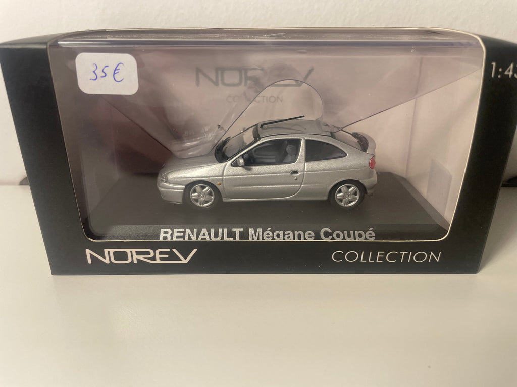 Renault Mégane coupé grise de 2001 - NOREV