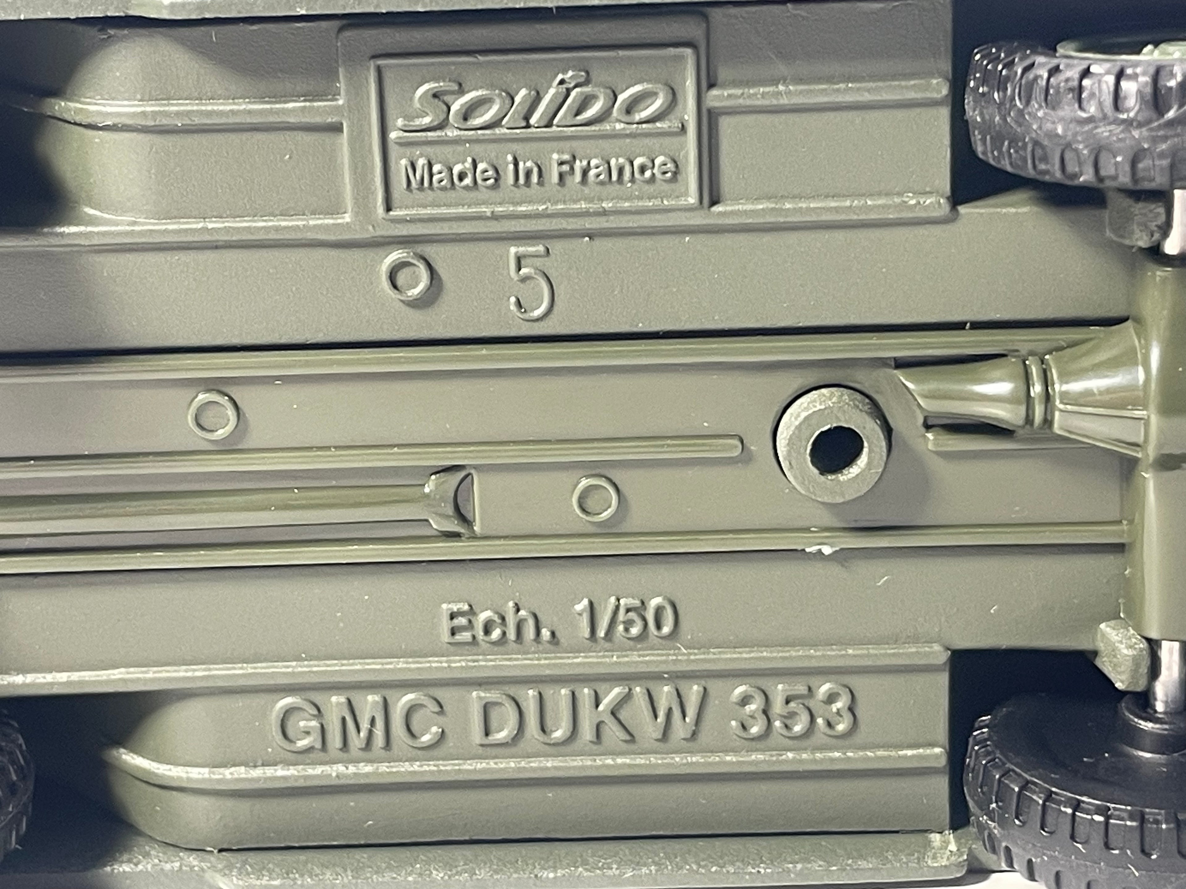 Amphibischer Militärtruck GMC DUKW 353 - Solido (französische Herstellung) - Box N°AH4400