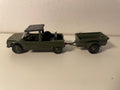 Citroën Méhari Militär mit Anhänger - Solido (Französische Herstellung) - Box N°BO6786