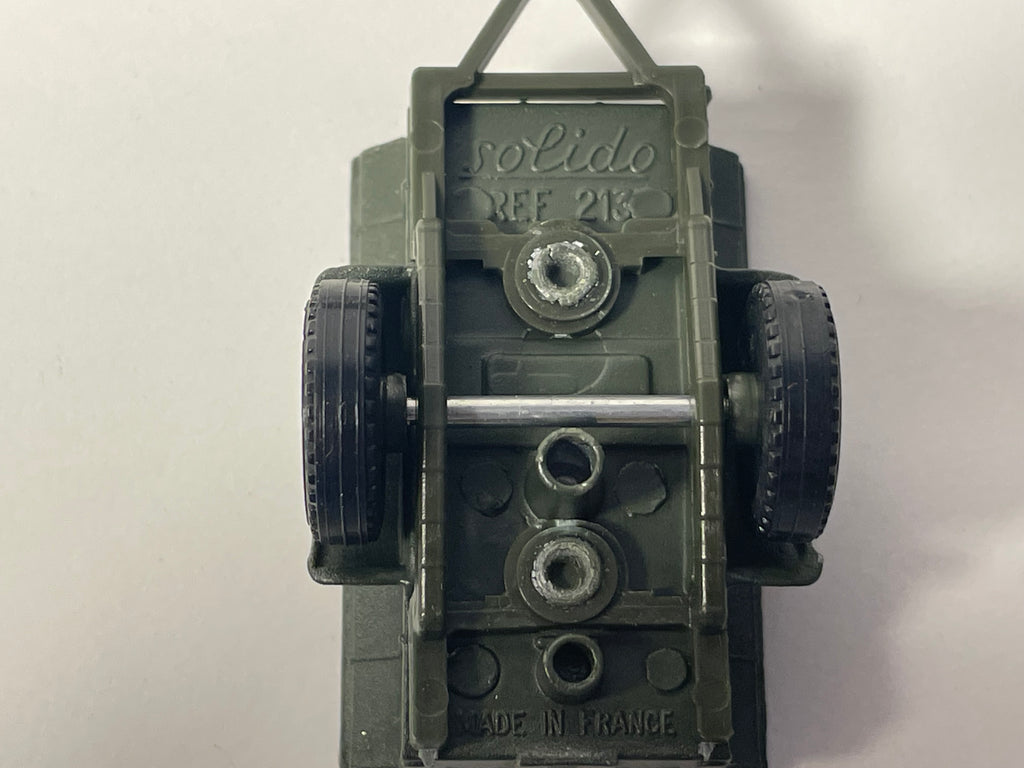 Citroën Méhari Militär mit Anhänger - Solido (Französische Herstellung) - Box N°BO6786