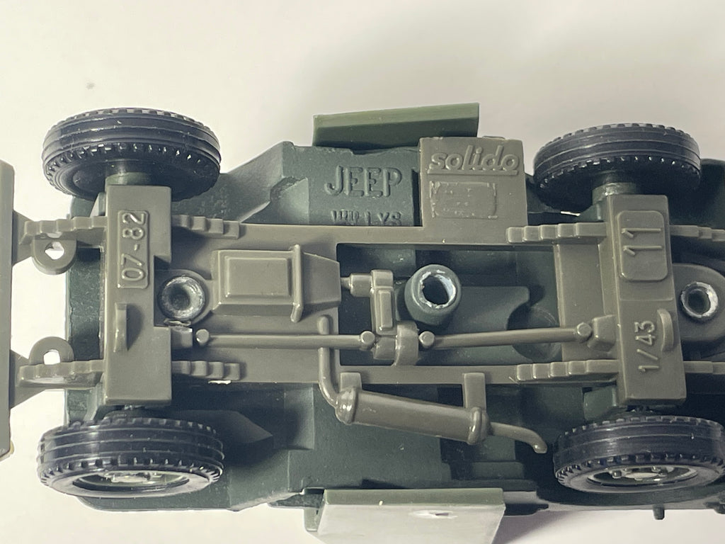 Lot de deux jeep Willys militaires - Solido (fabrication ?) - boite N°AQ1478