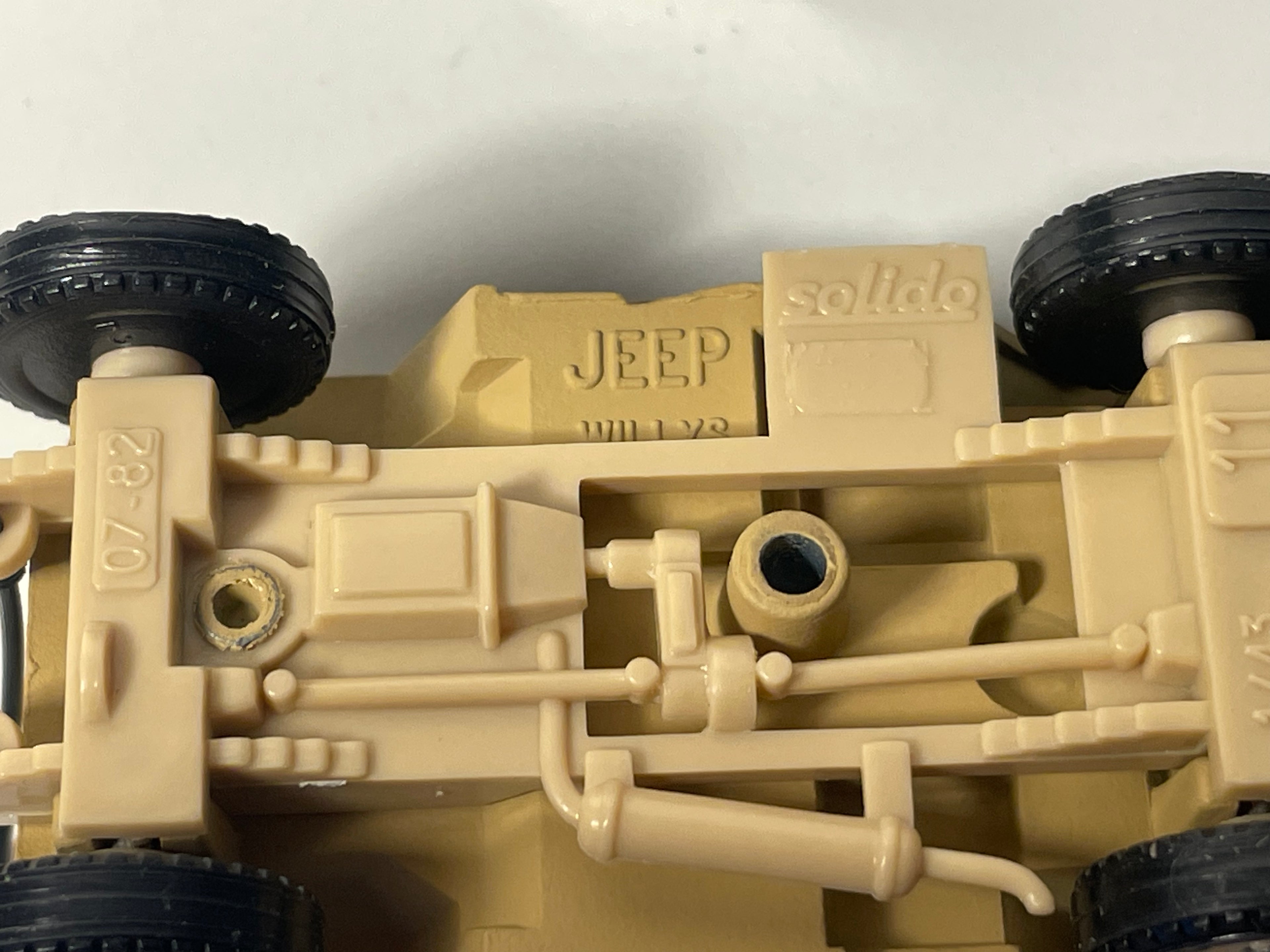 Lot de deux jeep Willys militaires - Solido (fabrication ?) - boite N°AQ1478