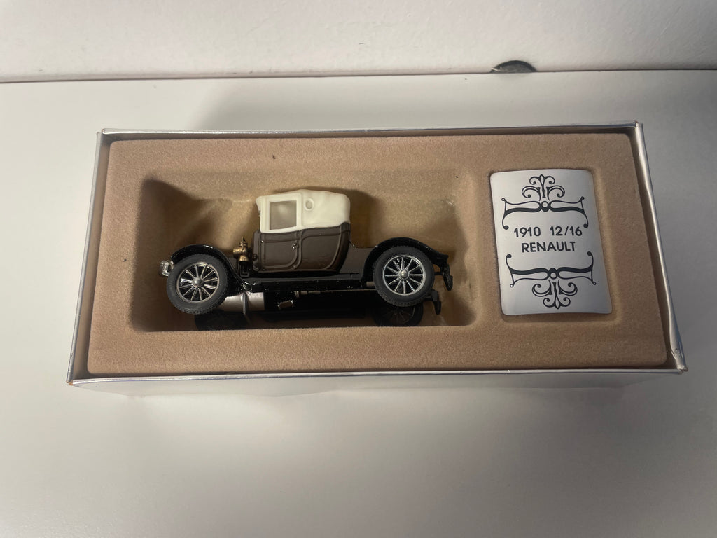 Renault 12/16 PS braun und weiß von 1910 - CORGI Referenz C862 (graue rechteckige Box)
