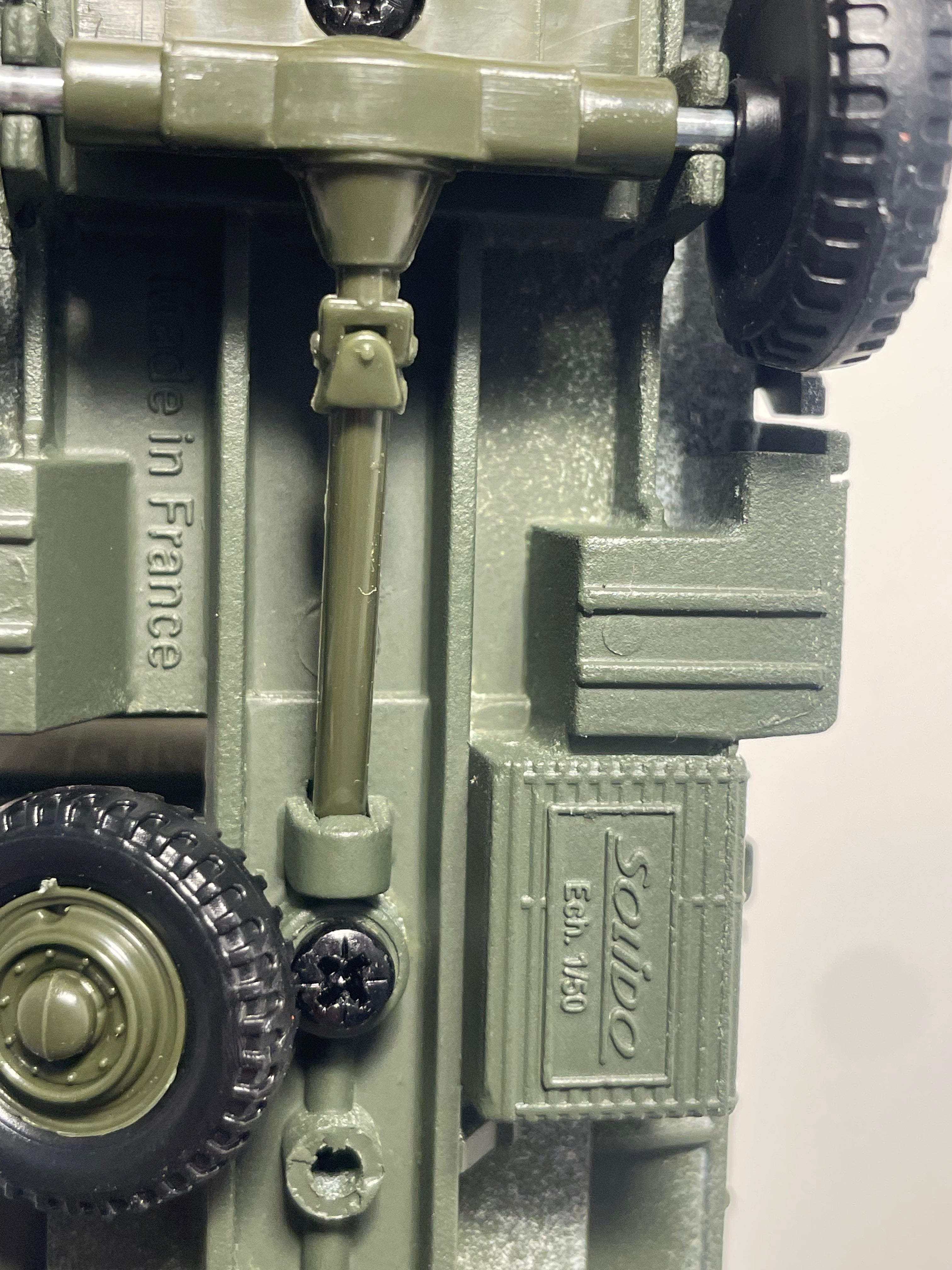 Camión militar cubierto - Solido (fabricación francesa) - caja N°CB2733