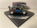 Renault Maxi Mégane Cinza com Desenhos Amarelos e Azuis - Testes 95/96 - Vitesse (Caixa Quadrada)