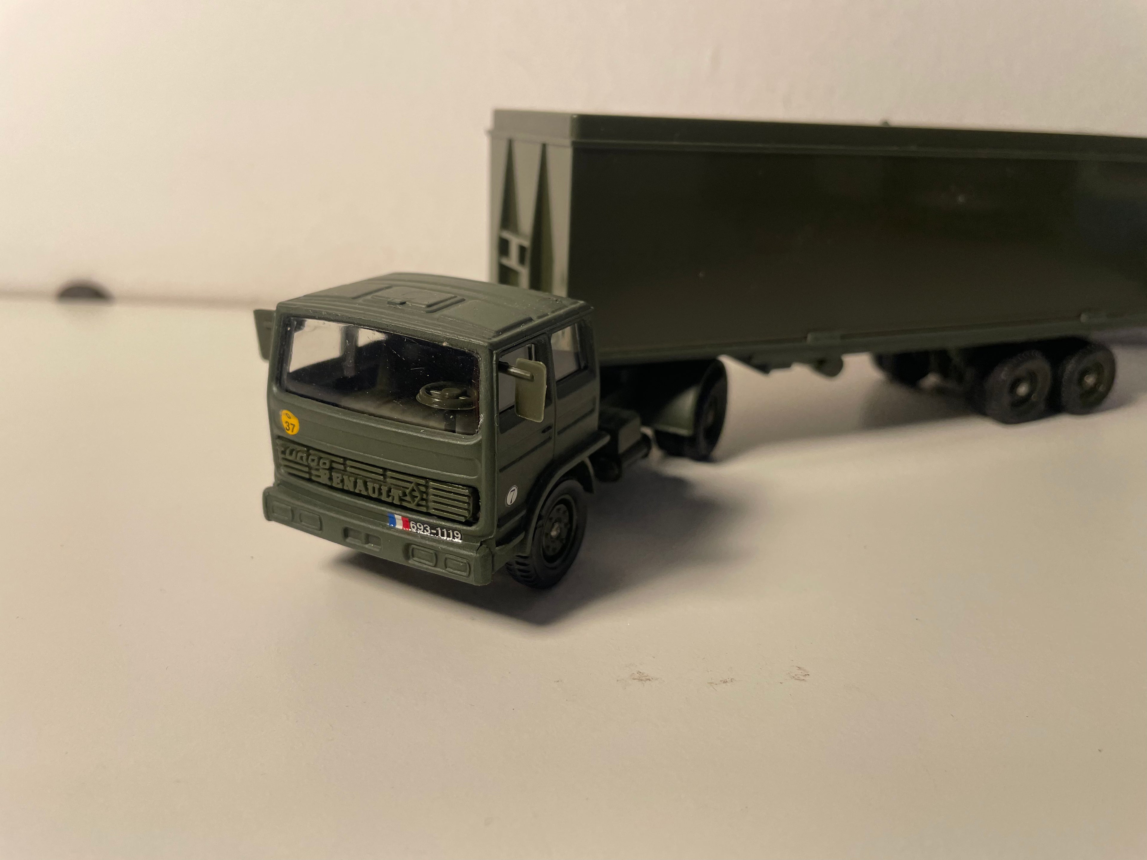 Camión semirremolque militar RENAULT G 260 - Solido (fabricación francesa) - caja N°AF1913