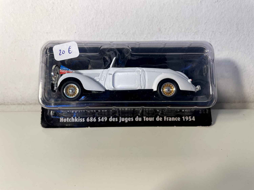 Hotchkiss 686 S49 branco "Juízes" do Tour de France de 1954