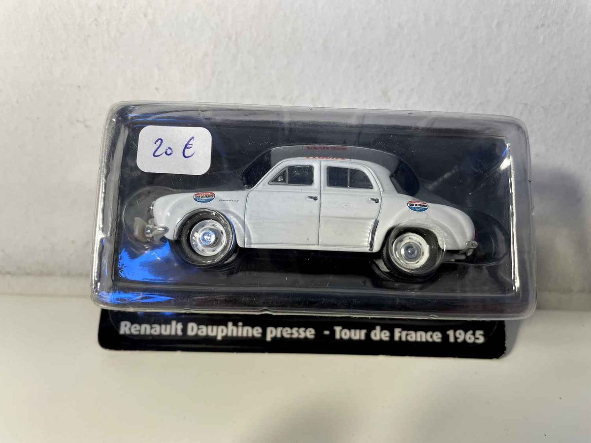 Renault Dauphine blanco "Prensa" Tour de Francia 1965