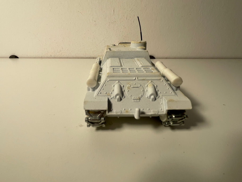Char militaire SU 100 (URSS) - Solido (fabrication française) - boite N°BT7700 (char tâché)