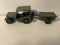 Jeep Willys militaire et sa remorque - Solido (fabrication ?) - boite N°CK4691