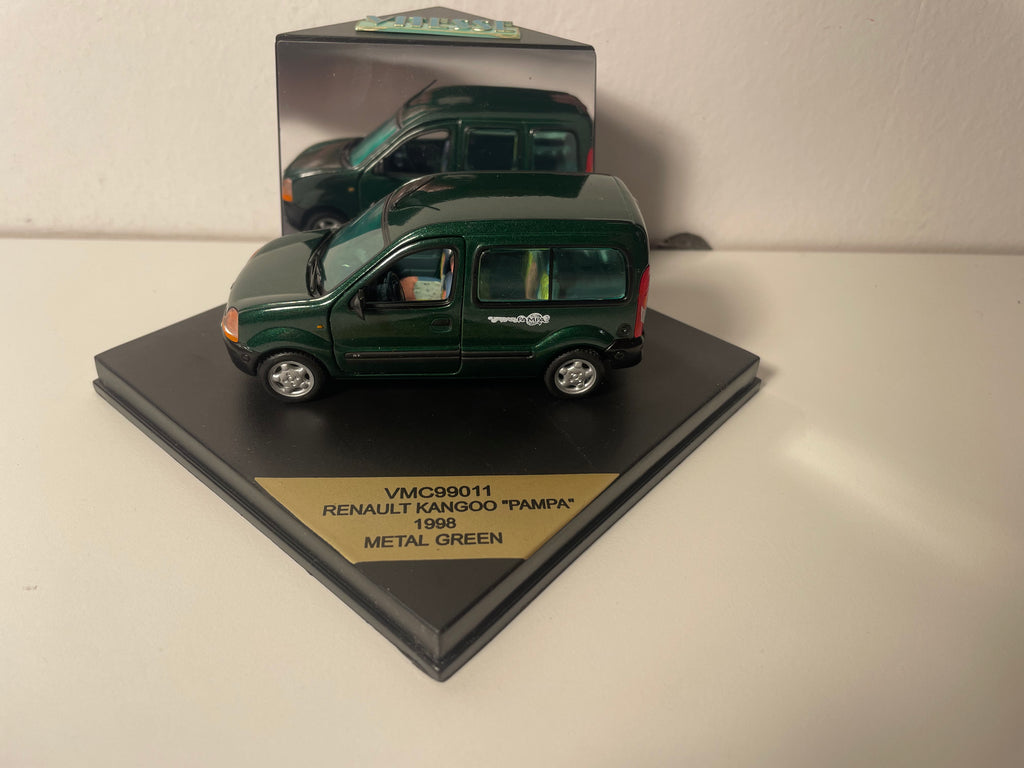 Renault Kangoo PAMPA vert de 1998 vitré - Vitesse référence VMC99011 (boite carrée)