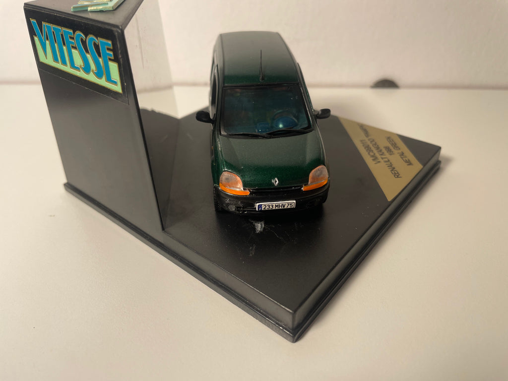 Renault Kangoo PAMPA vert de 1998 vitré - Vitesse référence VMC99011 (boite carrée)