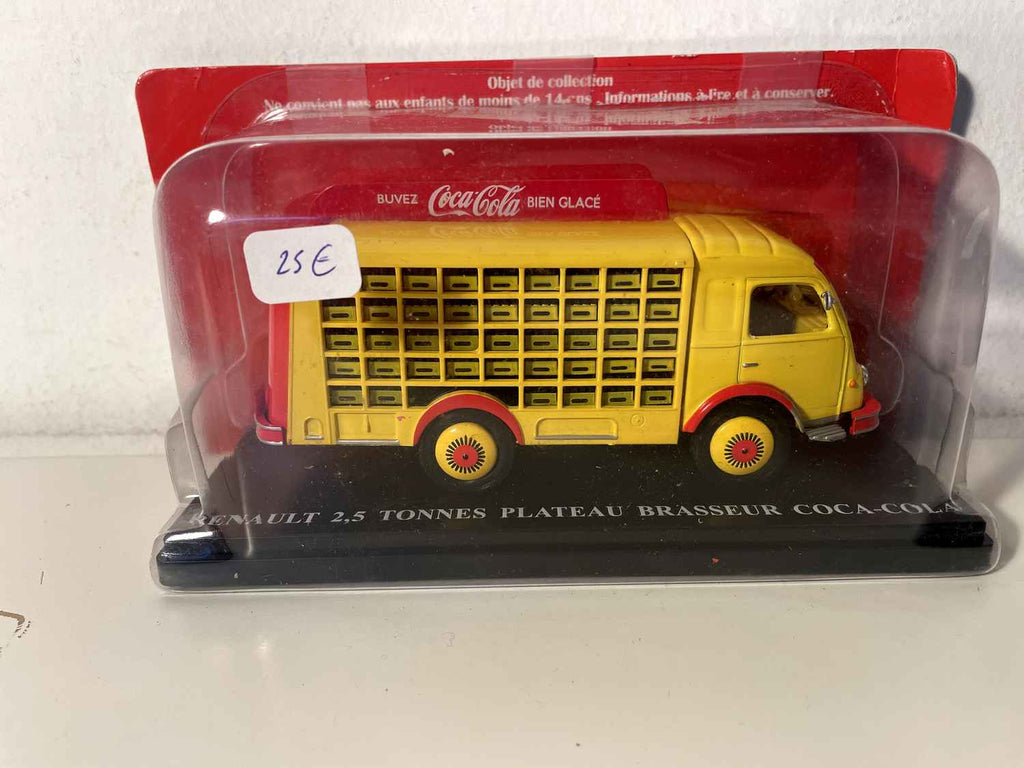 Renault 2,5 tony żółto-czerwony plateau brasseur COCA-COLA