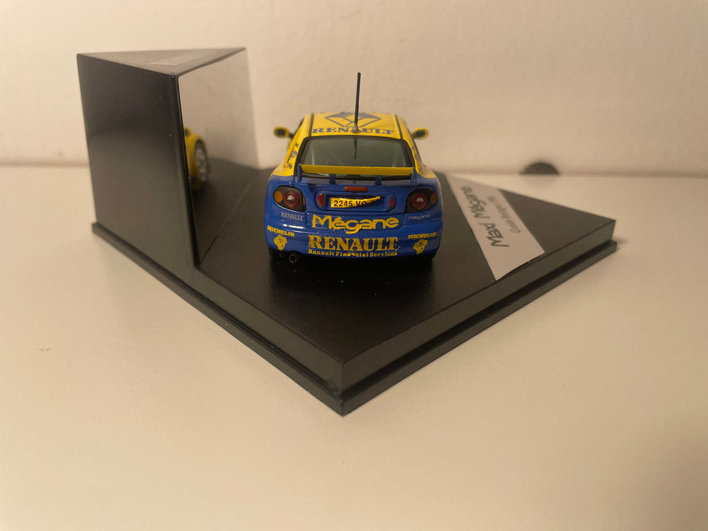 Renault Maxi Mégane jaune et bleu numéro 5 - rallye de Grande-Bretagne de 1996 - VITESSE (boite carrée)