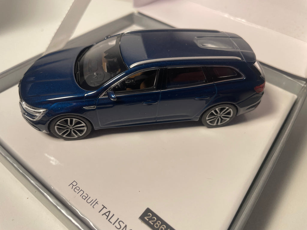 Renault Talisman Estate bleue - NOREV (boite grise carrée)