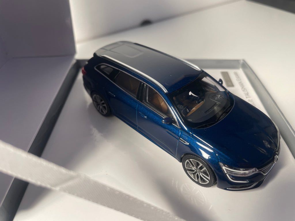 Renault Talisman Estate bleue - NOREV (boite grise carrée)