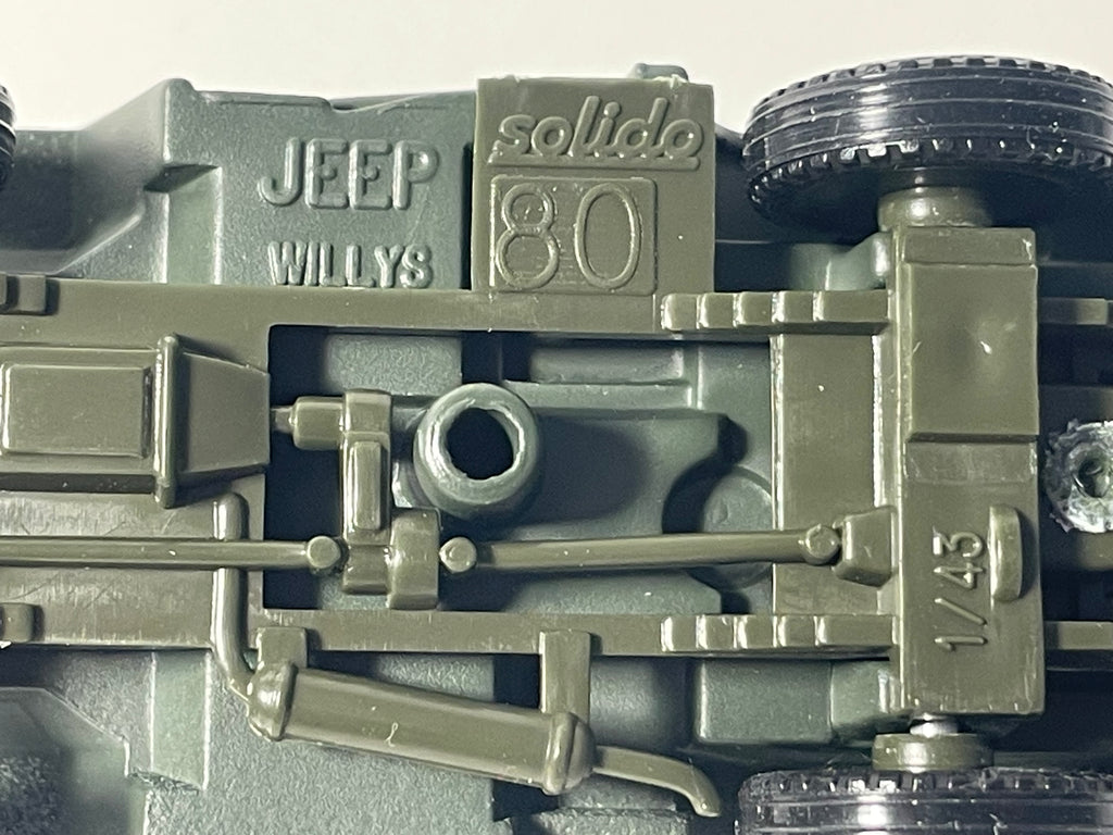 Jeep Willys militaire - Solido (fabrication ?) - boite N° EM5775