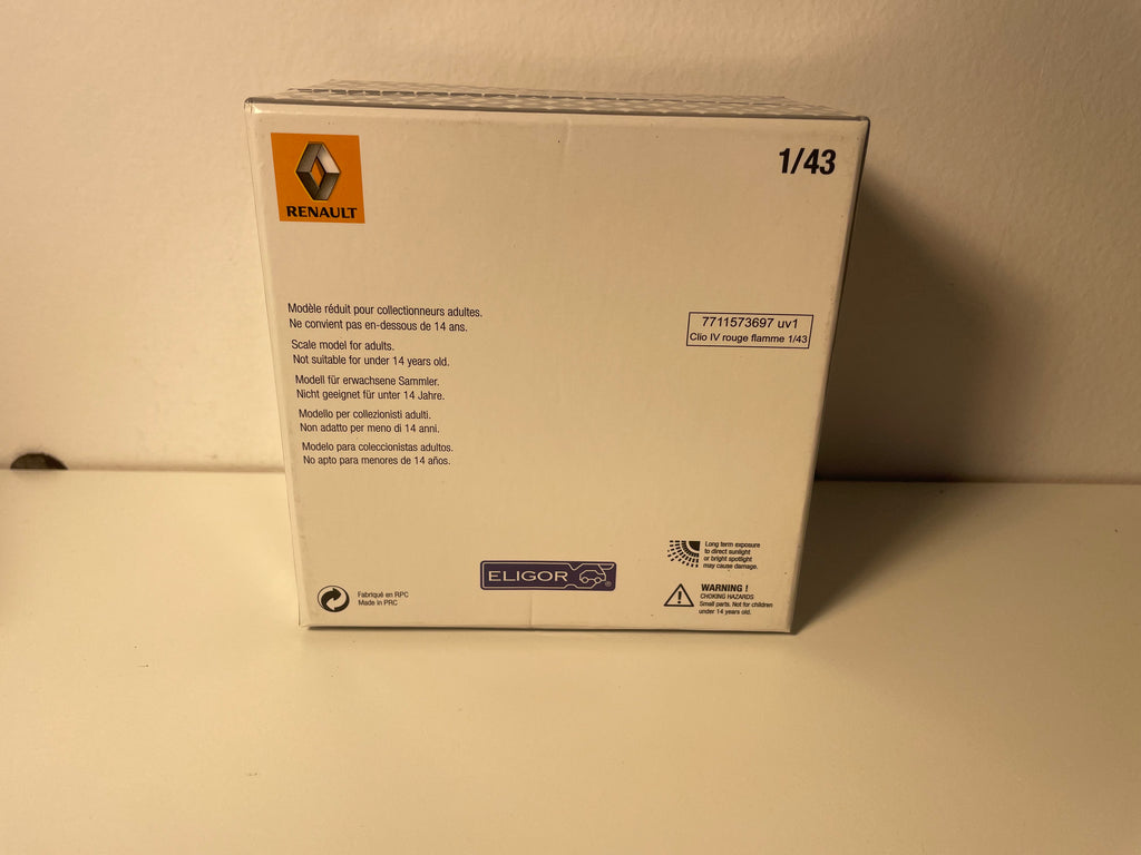 Renault Clio czerwona - ELIGOR (szara pudełko kwadratowe)