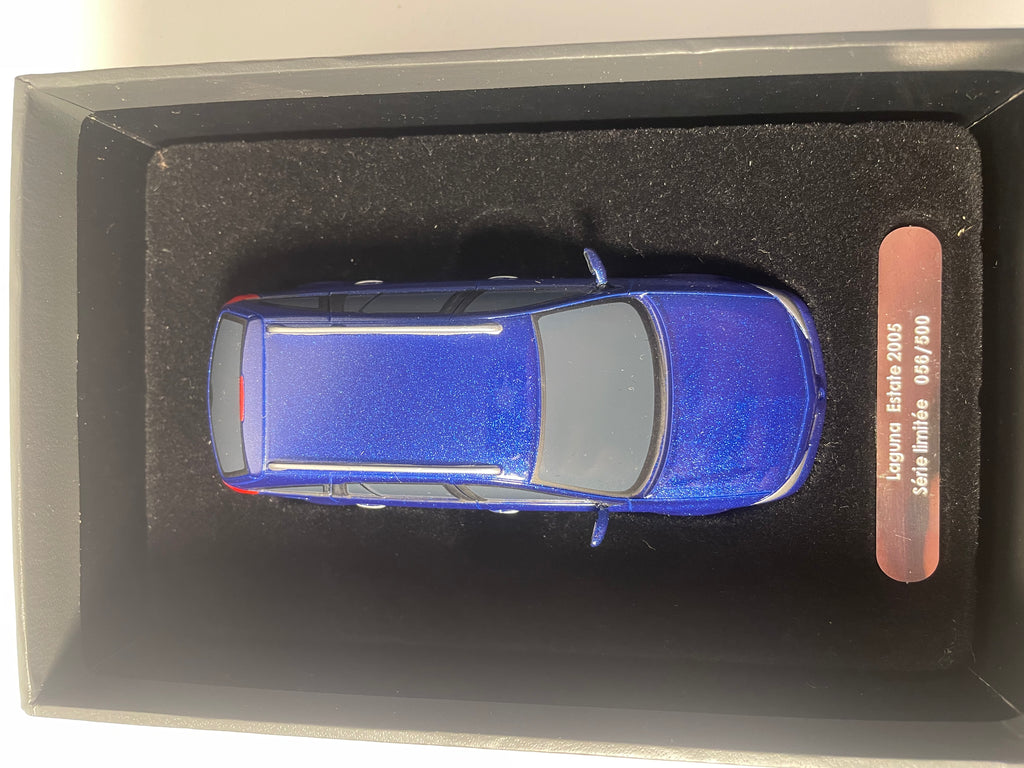 2005 Renault Laguna Estate Blue (small gray rectangular box)