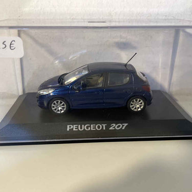 Peugeot 207 blauw (Norev)