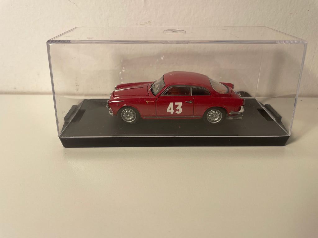 Alfa Romeo Giulietta Sprint Veloce Red Number 43 - Tour de France 1956 - Brand BANG (Italian Manufacturing)