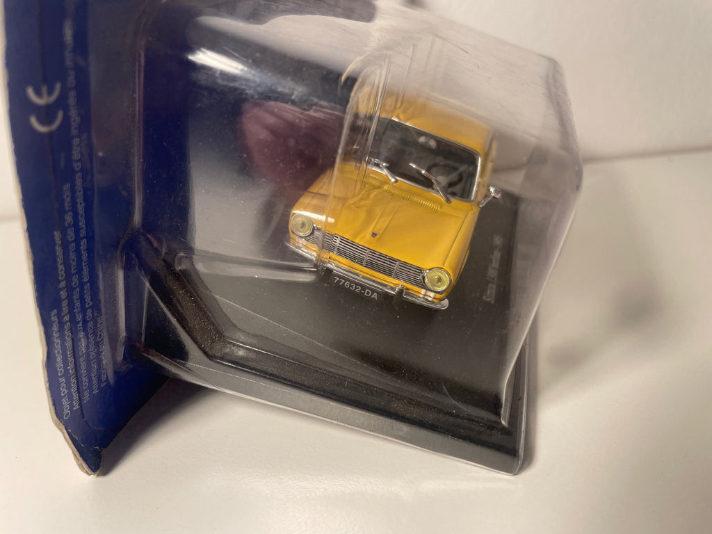 Simca 1300 żółty sedan z 1965 roku La Poste - PTT