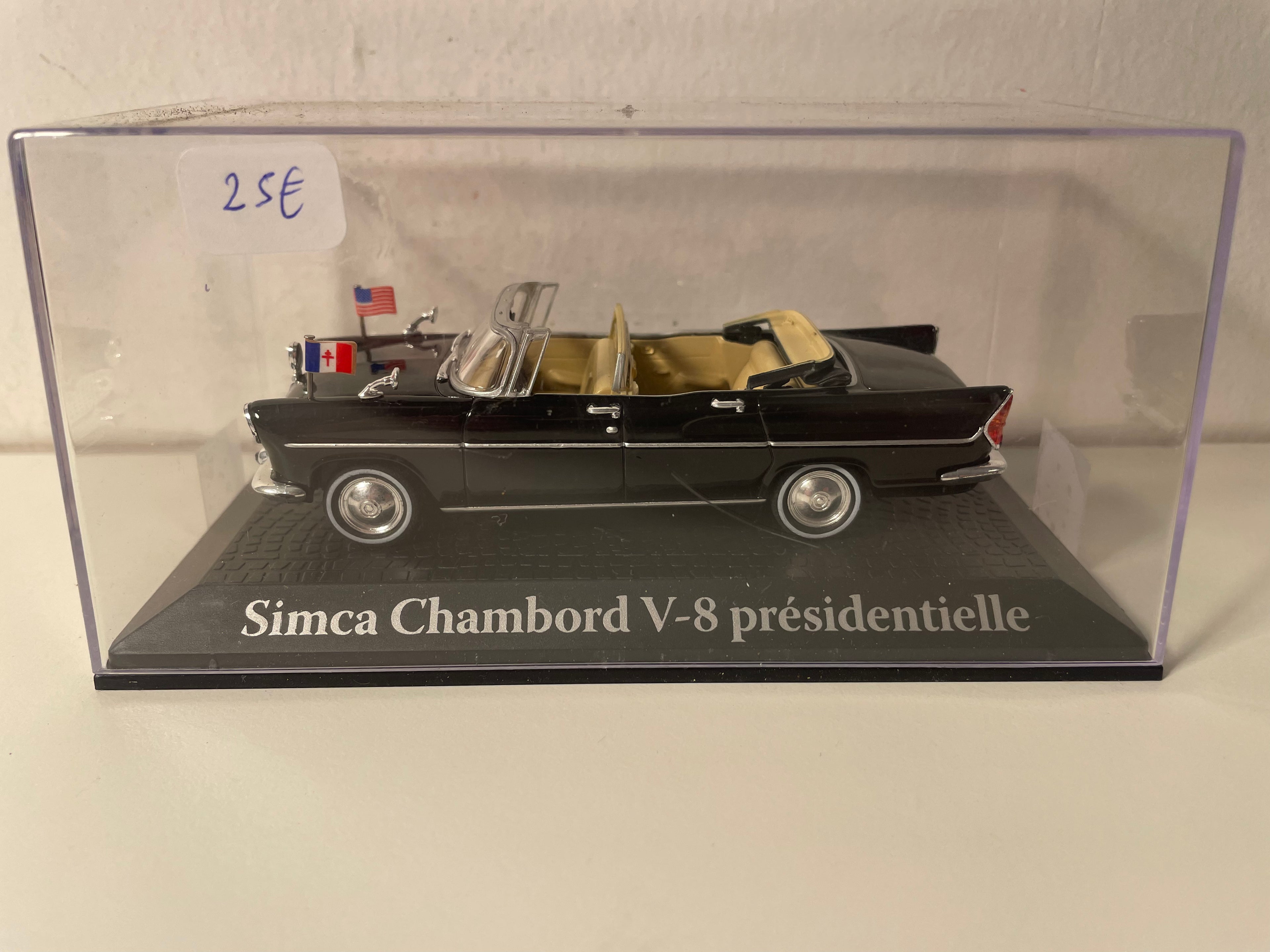 Simca Chambord V-8 AB-P Présidentielle Black (Presidential CARS Collection) - Kennedy's visit to Charles De Gaulle in 1961