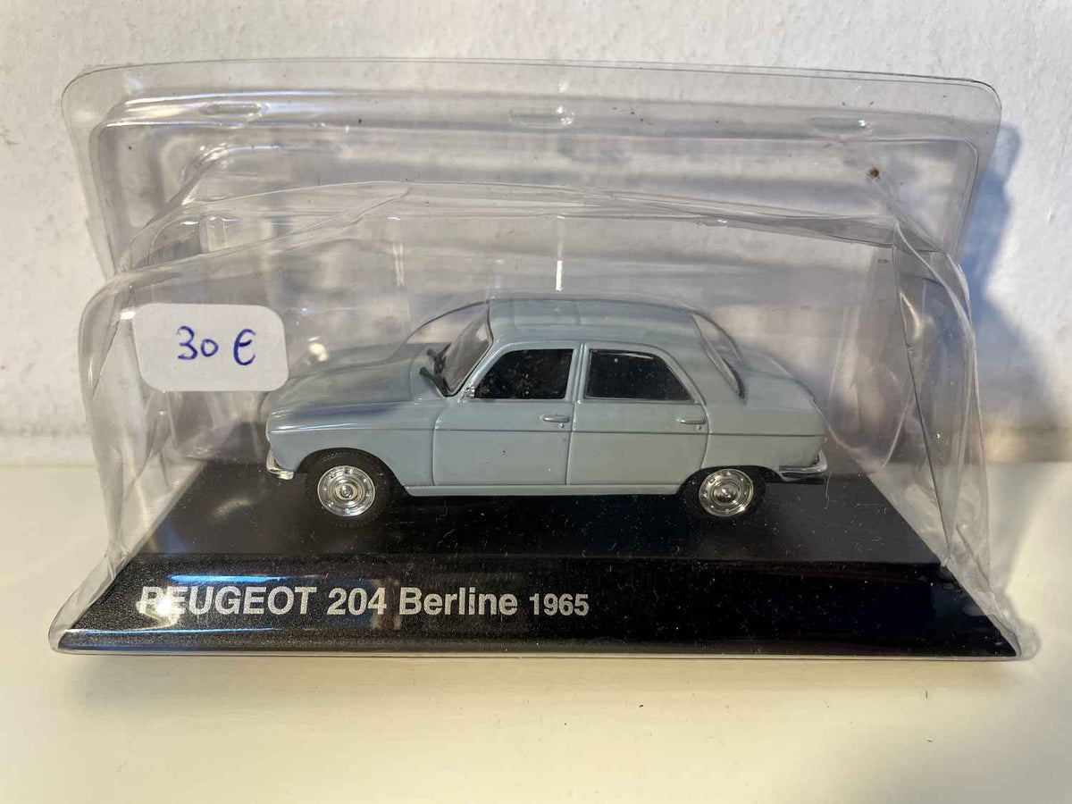 Peugeot 204 blo-gro Limousine vun 1965 (Blister)