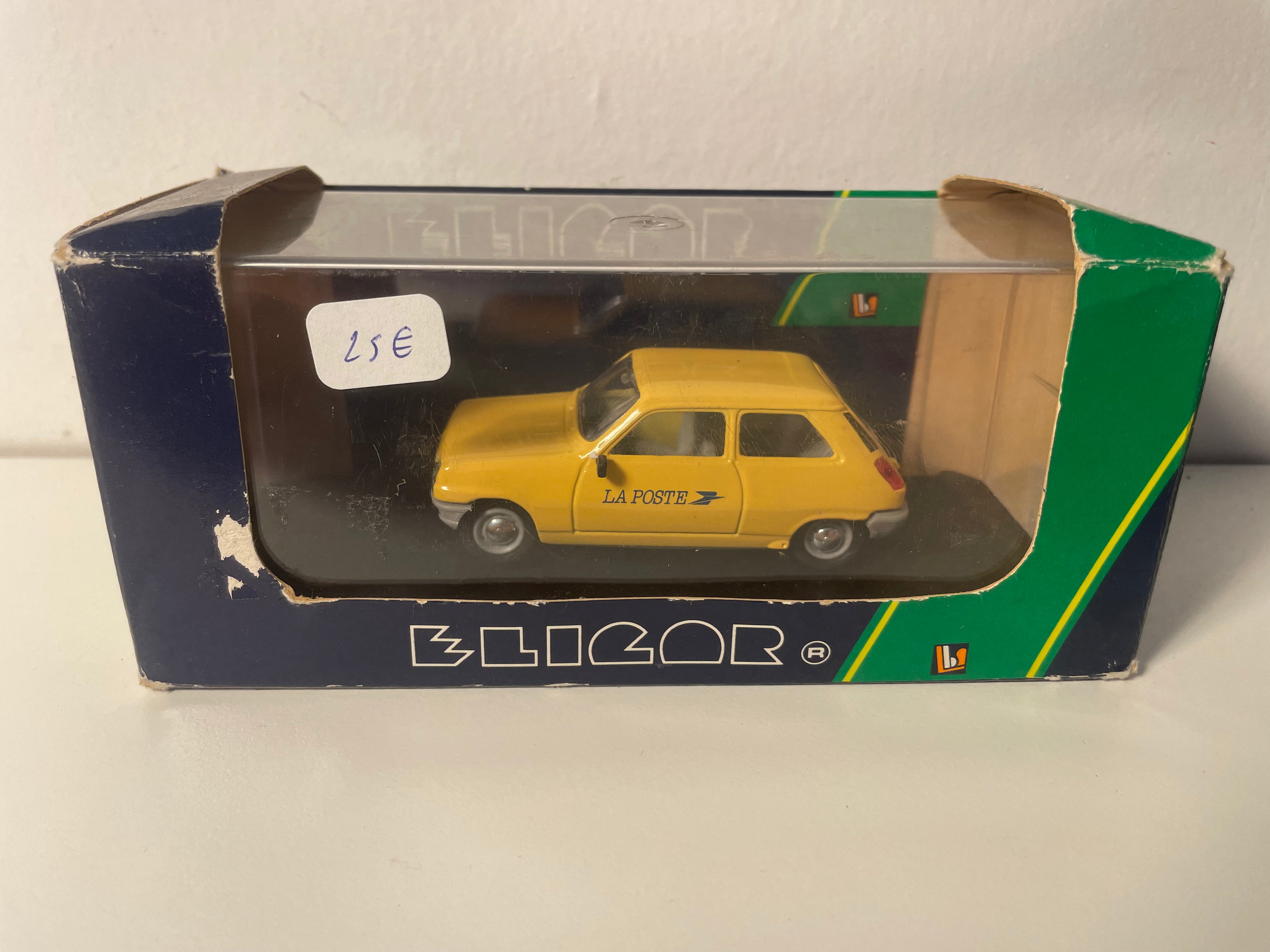 Renault 5 jaune - La Poste - PTT - ELIGOR référence 1391
