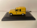 Renault 4L fourgonnette jaune de 1962 - La Poste - PTT (boite en plexi)