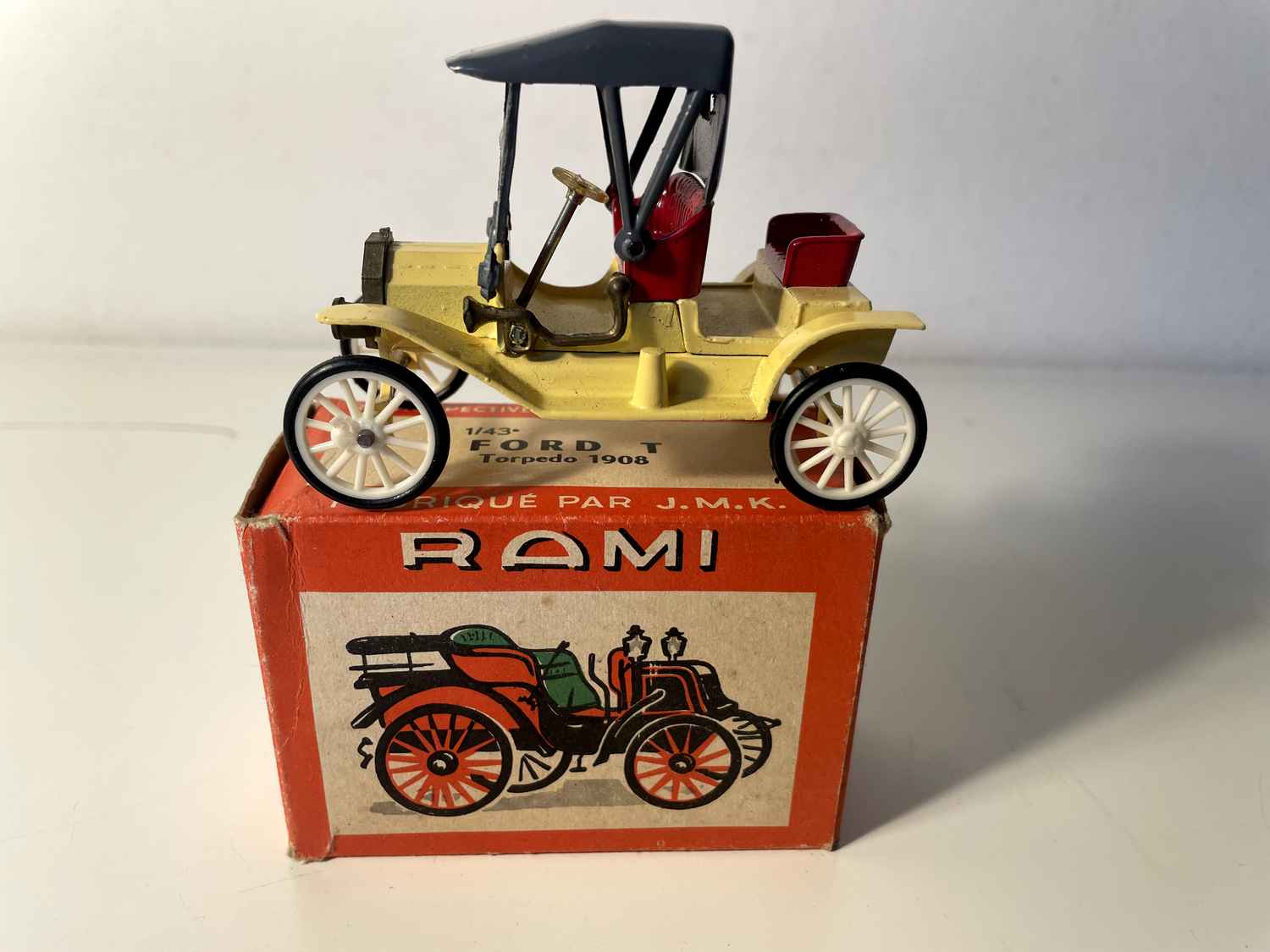 Ford T Torpédo de 1908 - Colección RAMI fabricada por JMK