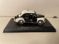 Renault 4 CV "Pie" blanco y negro, Policía de París, 1956