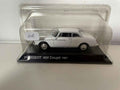 Peugeot 404 coupé bianca del 1967
