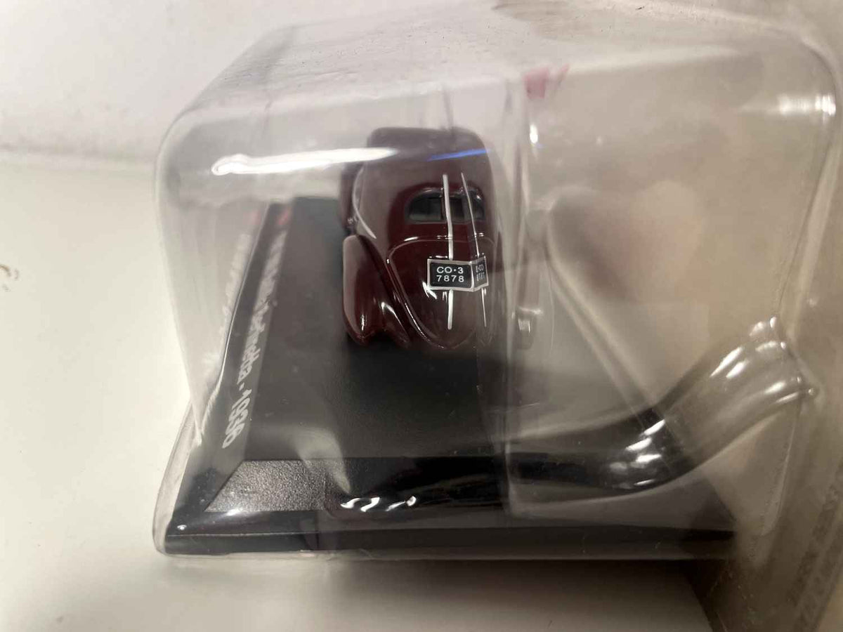 Fiat 508 Balilla Berlinetta bordeaux Nummer 45 vun 1936 - 1000 Miglia