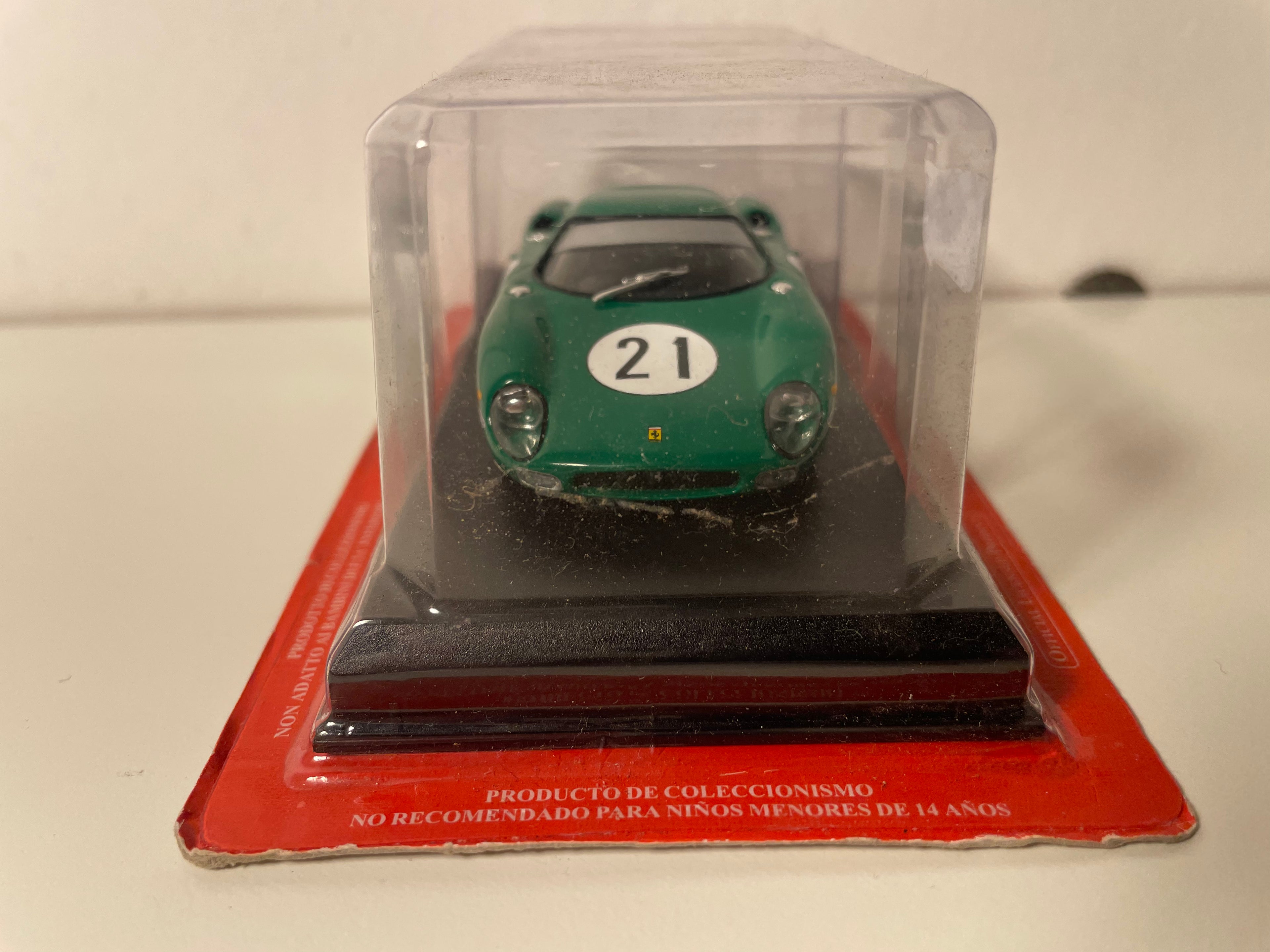 Ferrari 250LM verde número 21 (blister)