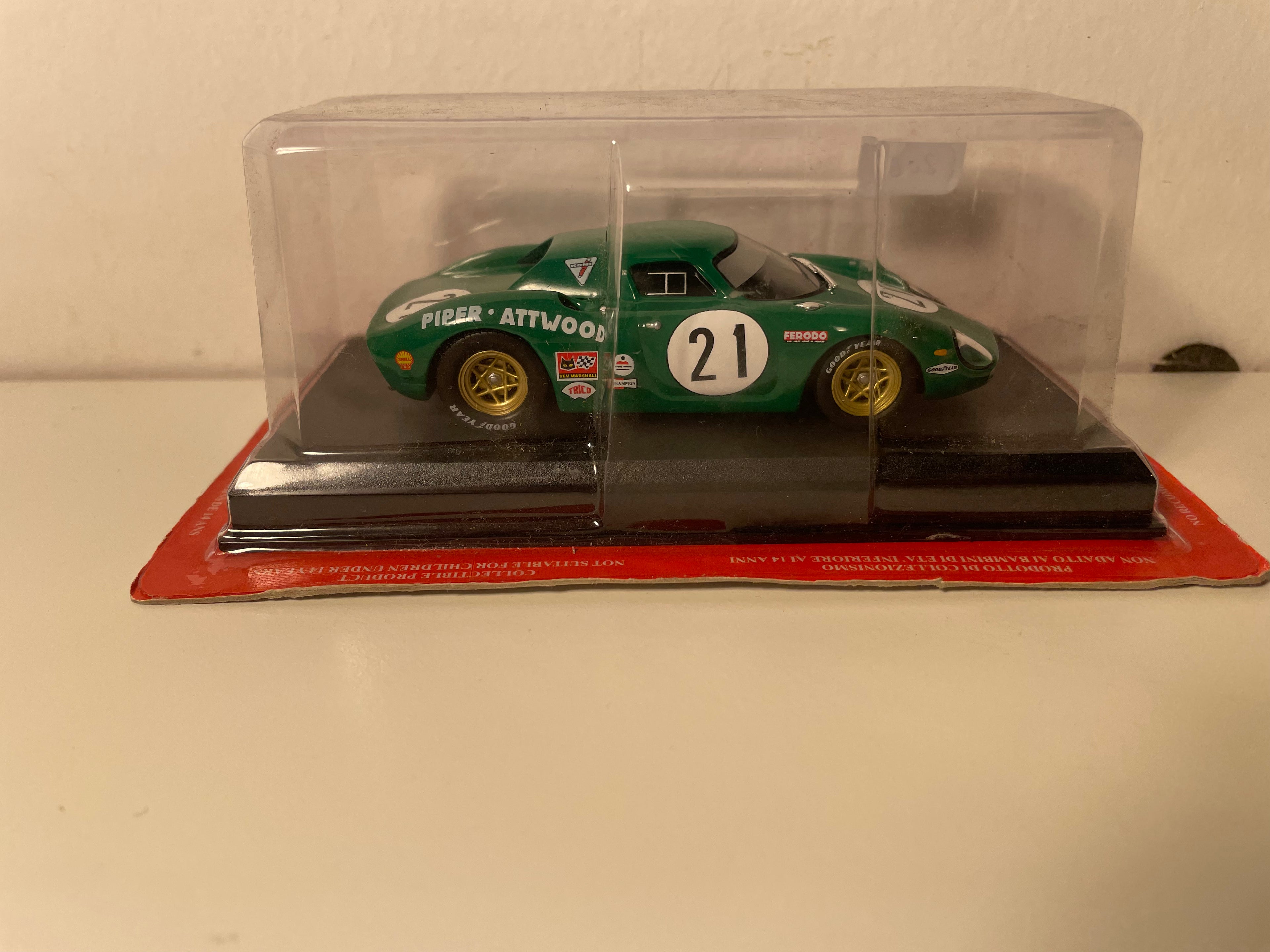 Ferrari 250LM verde número 21 (blister)